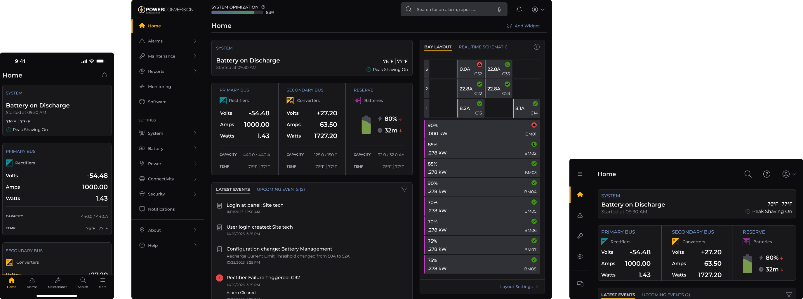 dashboard power conv