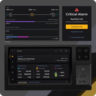 Power conversion company hardware UI device ux design