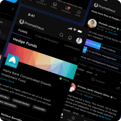 Prometheus alts social media mobile app design